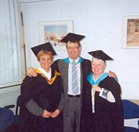 Linda Bailey, Geoff Smith, Val Kenyon.